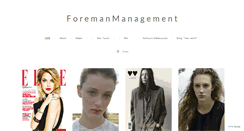 Desktop Screenshot of foremanmanagement.com